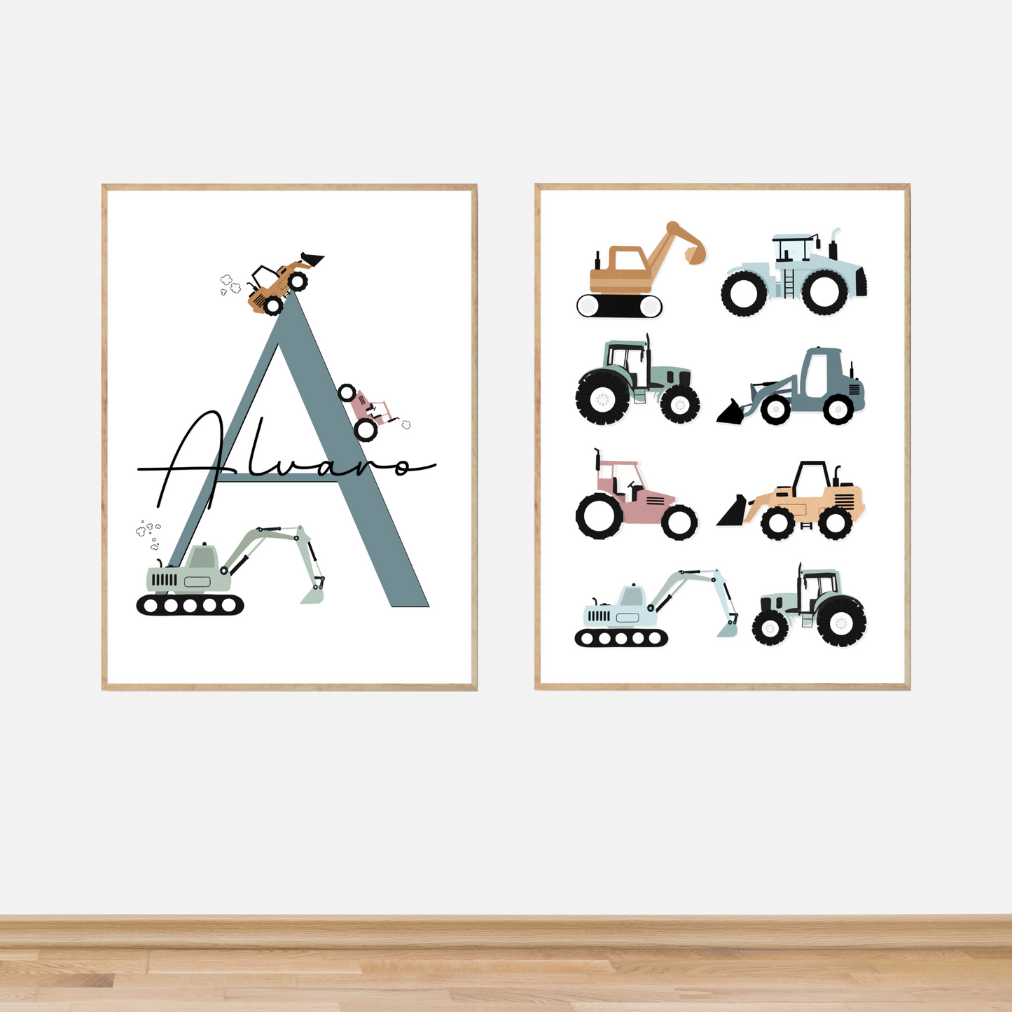 Tractores | Láminas Bebé