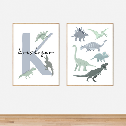 Dinosaurs Nursery Print