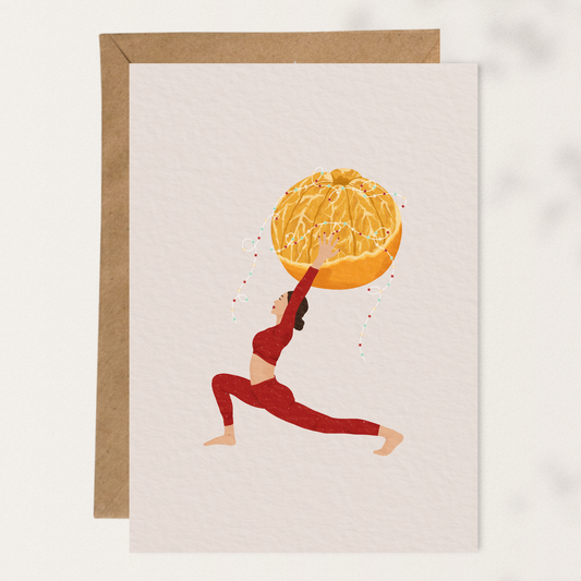 Christmas Yoga With A Mandarina