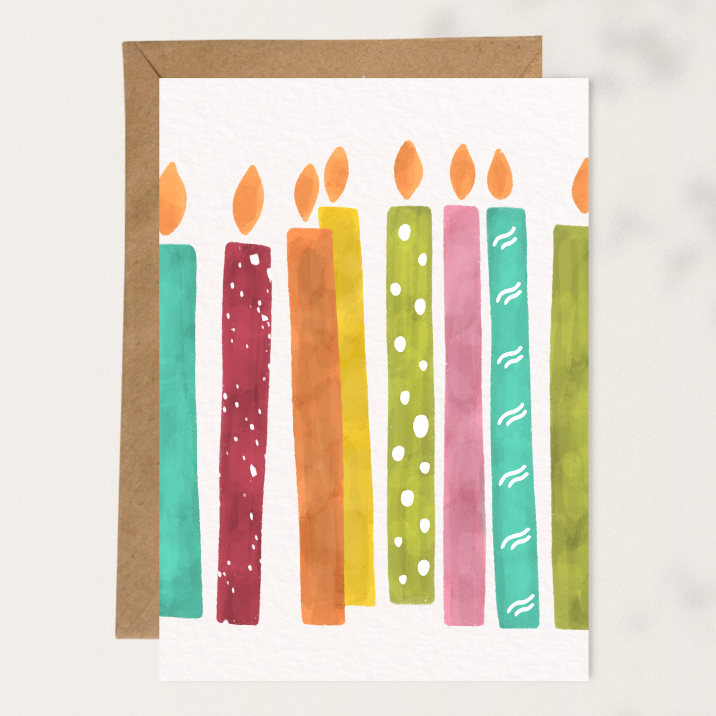 Colorful Birthday Candles | Big